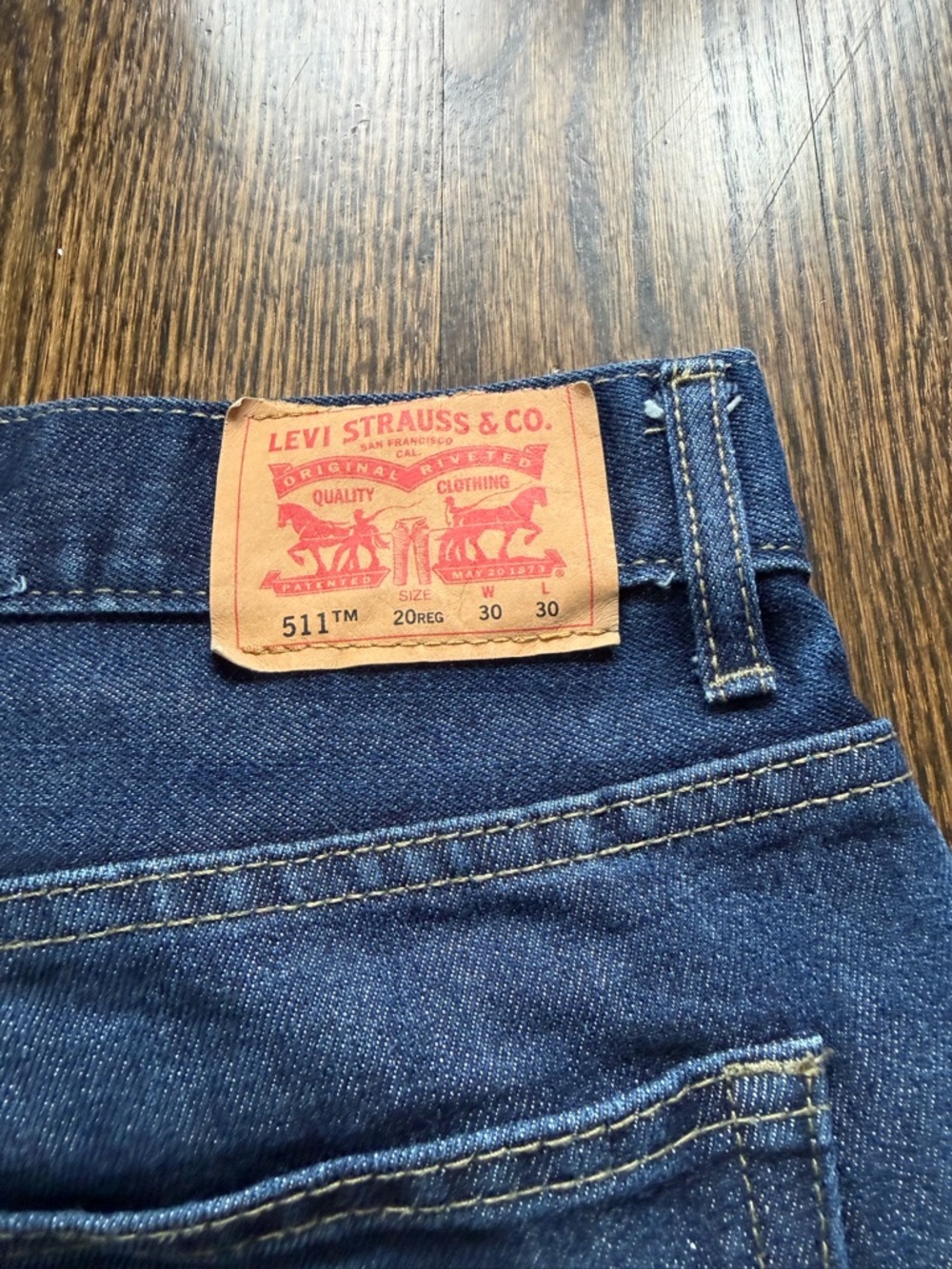 Levi's 511 Slim Men’s Dark Blue Denim Jeans - Picture 11 of 12